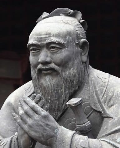 Fotografía de Confucio