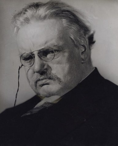Fotografía de G. K. Chesterton