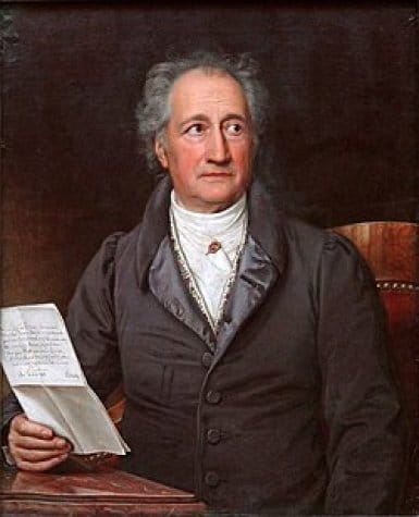 Fotografía de Johann Wolfgang von Goethe