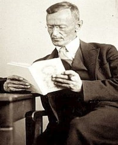 Fotografía de Herman Hesse