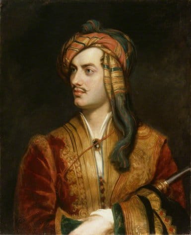 Fotografía de Lord Byron
