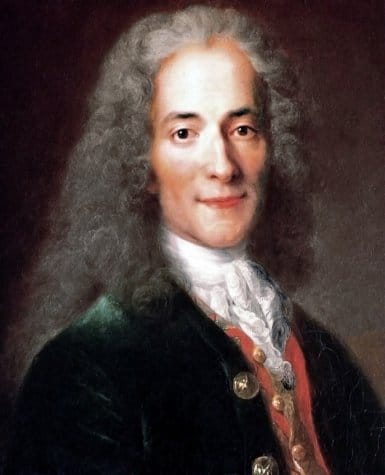Fotografía de Voltaire