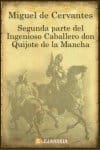 Portada de Segunda parte del ingenioso caballero don Quijote de la Mancha